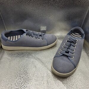 Vionic Women's Sunny Brinley Sneaker Light Blue 8.5 M Water Resistant Suede